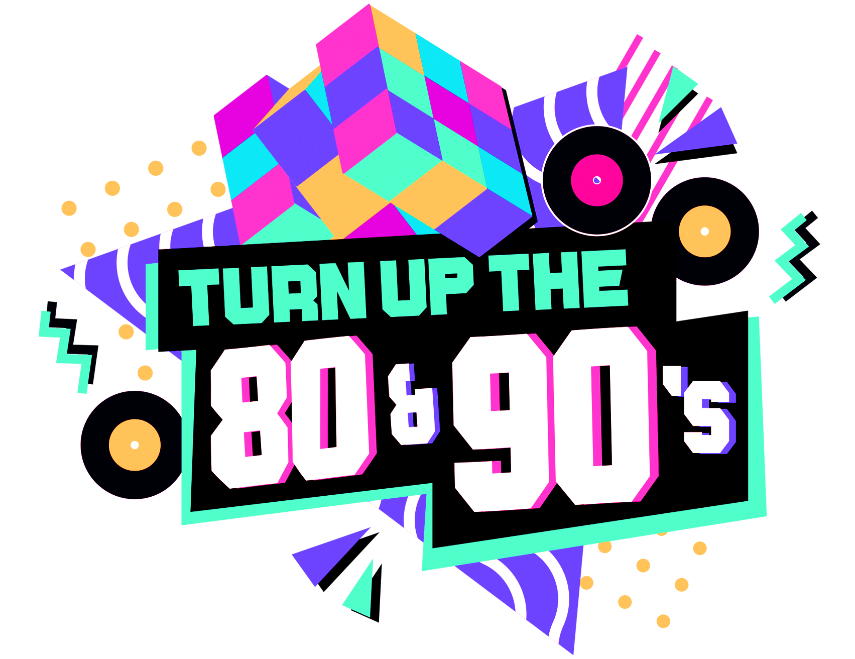 Turn Up The 80's & 90s